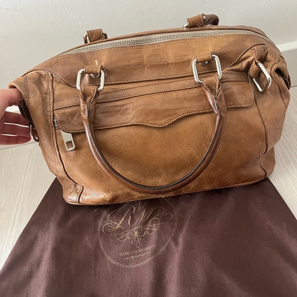 Rebecca Minkoff MAB Tan Leather Satchel